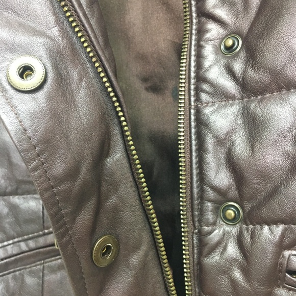 666 by Murillo Purple Leather Moto Vest - Picture 7 of 12